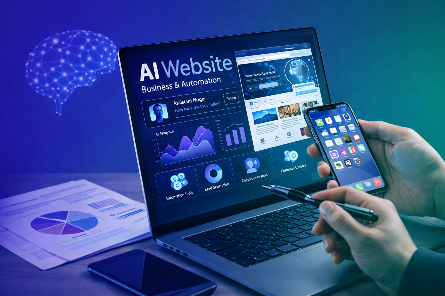 AI Website Business cover