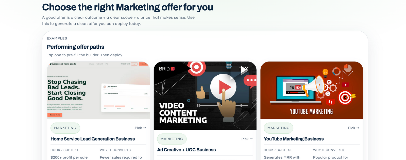 Supergrew Offer Builder