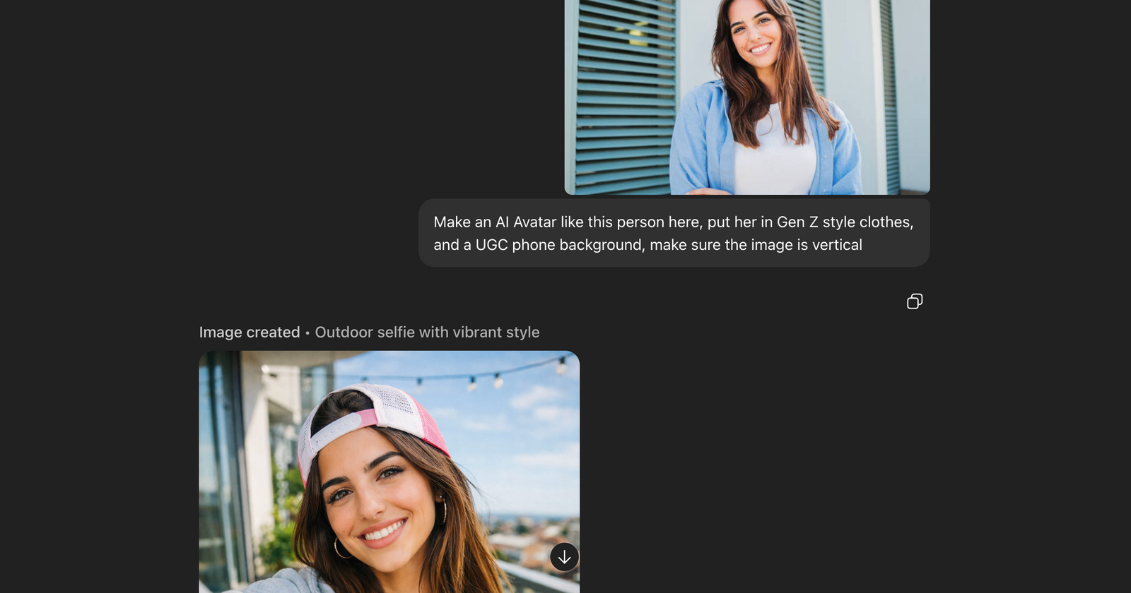 Real Photos to AI Photos