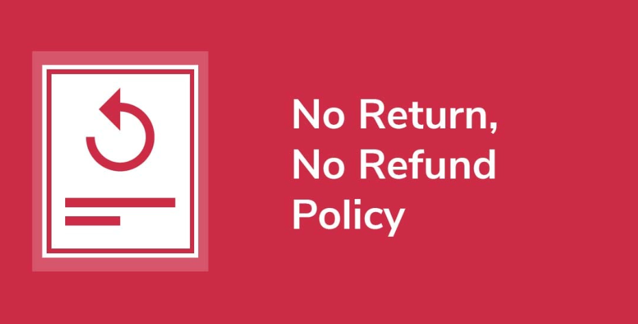 No returns